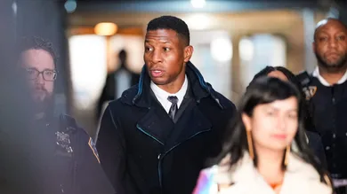 Actor Jonathan Majors Arrives At Court For Closing Arguments In Domestic Violence Trial