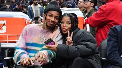 Celebrities At The Los Angeles Clippers Game
