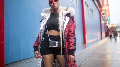 Street Style - New York Fashion Week February 2018 - Day 4