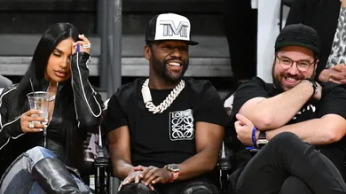 Celebrities At The Los Angeles Lakers Game