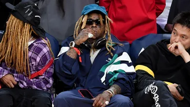 Celebrities At The Los Angeles Lakers Game