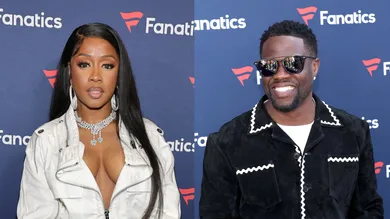 Remy Ma and Kevin Hart
