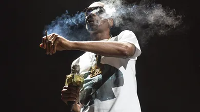 Snoop Dogg and Wiz Khalifa Perform At Austin360 Amphitheater