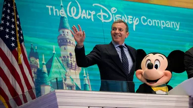Walt Disney Chairman And CEO Bob Iger Rings Opening Bell At NY Stock Exchange