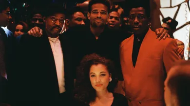 Cast & Crew On 'New Jack City' Set