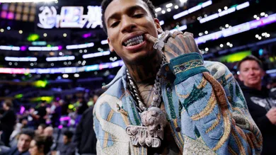 Celebrities At The Los Angeles Lakers Game