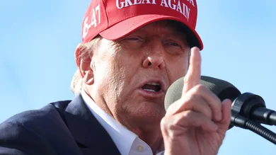 Former President Trump Holds A Campaign Rally In Ohio