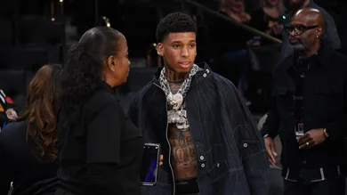 Celebrities At The Los Angeles Lakers Game