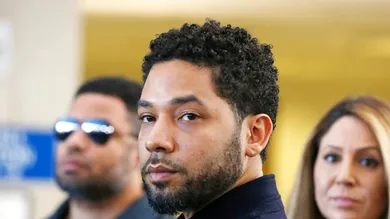 Actor Jussie Smollett Appears Outside Of Court After It Was Announced That All Charges Have Been Dropped Against Him