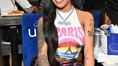 Celebrities Attend Golden State Warriors v Atlanta Hawks