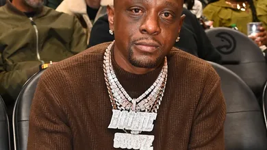 Celebrities Attend Philadelphia 76ers v Atlanta Hawks