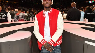 Celebrities Attend Brooklyn Nets v Atlanta Hawks