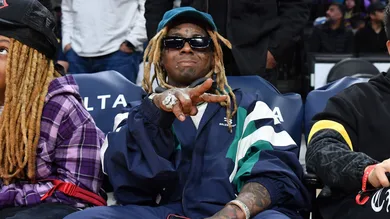 Celebrities At The Los Angeles Lakers Game