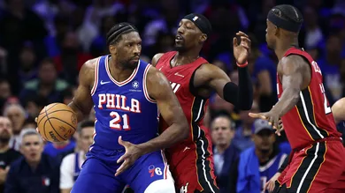 Miami Heat v Philadelphia 76ers - Play-In Tournament