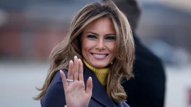 TOPSHOT-US-POLITICS-MELANIA TRUMP