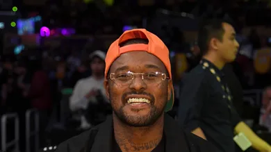 Celebrities At The Los Angeles Lakers Game