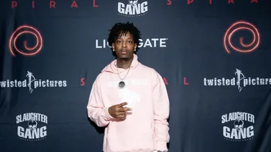 Private Screening Of "Spiral" For 21 Savage And Friends