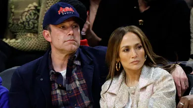 Celebrities At The Los Angeles Lakers Game