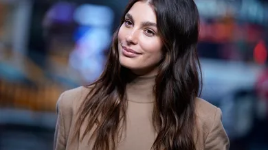 Camila Morrone Visits "Extra"