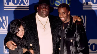 Notorious B.I.G. AKA Biggie Smalls Receives Billboard Music Award.