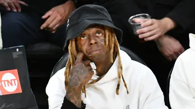 Celebrities At The Los Angeles Lakers Game