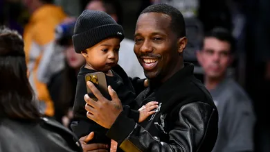 Celebrities At The Los Angeles Lakers Game