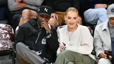 Celebrities At The Los Angeles Lakers Game