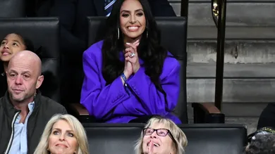 Celebrities At The Los Angeles Lakers Game