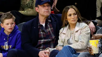 Celebrities At The Los Angeles Lakers Game