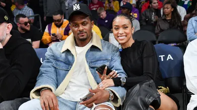 Celebrities At The Los Angeles Lakers Game