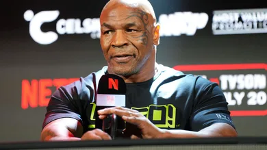 Jake Paul vs. Mike Tyson Boxing Match Arlington Press Conference