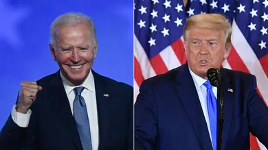 TOPSHOT-COMBO-US-VOTE-BIDEN-TRUMP