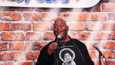 Comedian Lavell Crawford Performs At Stress Factory Comedy Club