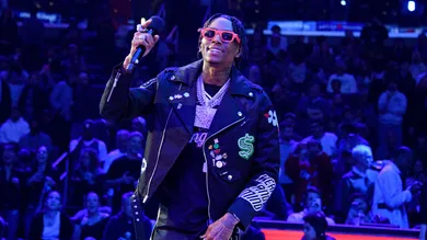 Celebrities At The Los Angeles Clippers Game