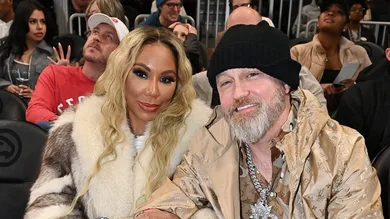 Celebrities Attend Orlando Magic v Atlanta Hawks