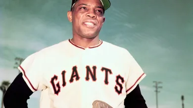 New York Giants Outfielder Willie Mays