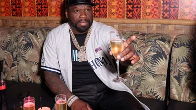 50 Cent Visits Dead Flamingo Pop Up Lounge