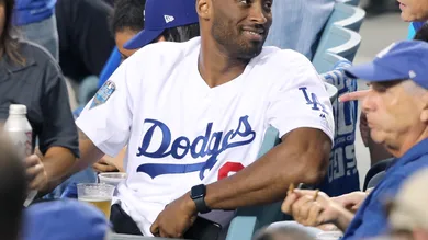 Celebrities At The Los Angeles Dodgers Game - World Series - Boston Red Sox v Los Angeles Dodgers - Game Four