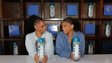 Chloe And Halle Bailey Debut Their Partnership With Core Hydration® At The Refreshing Routines Event In New York City On April 30