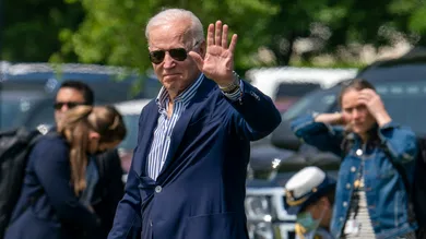 President And Mrs. Biden Depart The White House For Camp David