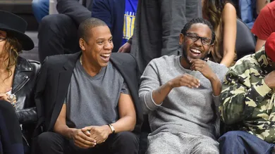 Celebrities At The Los Angeles Clippers Game