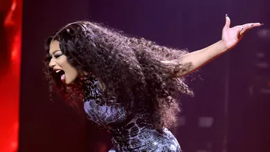 Megan Thee Stallion performs during the Hot Girl Summer Tour at Crypto.com Arena in Los Angeles