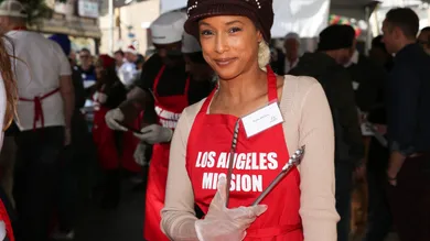 Los Angeles Mission's Christmas Celebration On Skid Row