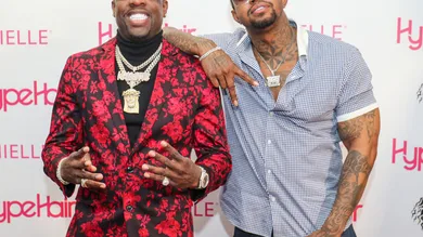 Kendra Robinson &amp; Yung Joc Of "Love &amp; Hip Hop: Atlanta" Celebrate Hype Hair Magazine Cover