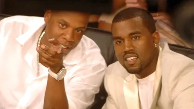 Jay-Z and Kanye West Visit MuchMusic Studios - July 29, 2005