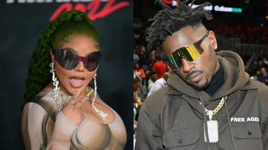 Lil Kim and Antonio Brown