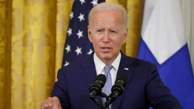 President Biden Signs NATO Agreement For Inclusion Of Finland And Sweden