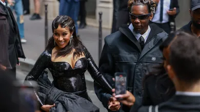 Balenciaga : Outside Arrivals - Paris Fashion Week - Haute Couture Fall/Winter 2023/2024