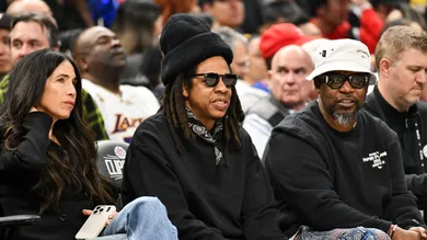 Celebrities At The Los Angeles Clippers Game