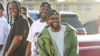 Kendrick Lamar music video shoot for "Not Like Us"